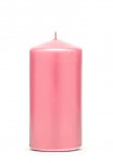 Svíčka válec 12 x 6 cm -  cady růžová