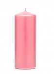 Svíčka válec 15 x 6 cm - candy růžová