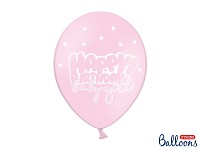 Balonky - happy birthday baby girl - 1ks