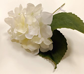 Hortenzie zápich 23 cm  - bílá