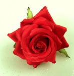 Hlavičky poupat růží - červené mini