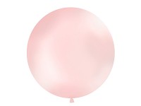 Maxi balon kulatý 1 m - perleťově sv.růžový