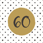 Ubrousky puntík - 60. narozeniny