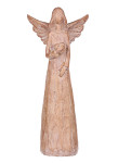 Anděl imitace dřeva - 24 cm