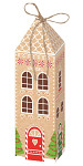 Dárková taška podélná 32 x 26 cm - drobné květy