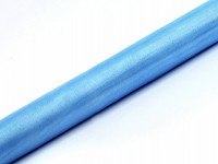 Organza šerpa 36cm/ 9m - sv.modrá, nelemovaná