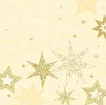 Ubrousek 40x40 cm - Airlaid Star cream - 1ks