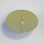 Bodec pod svíčky  5 cm  - zlatý - 1ks 