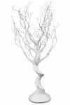 Strom dekorační bílý - 71 cm