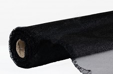 Organza stuha - briliant černá 12 cm