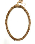 Kovový kruh zlatý plochý - 35 cm