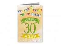 Blahopřání  Hip hip hurá - 30. narozeniny   
