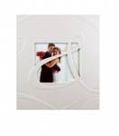 Svatební fotoalbum (kniha) 144 stran  na fotolepky - krémové AND