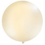 Maxi balon průhledný 80cm - béžový