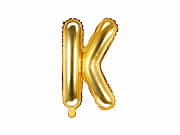 Foliový balonek písmeno 35cm  - zlaté - K
