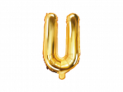 Foliový balonek písmeno 35cm  - zlaté - U
