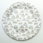 Papírové talíře - dortíky - 8ks  