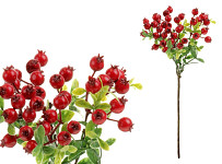 Větvička šípek- červená - 30 cm