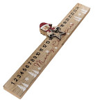 Adventní kalendář - pusuvný sněhulák - 40 cm