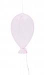 Skleněný balónek na zavěšení malý - růžový