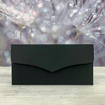 Obálka 220 x 110 mm na peníze LUX - černozlatá