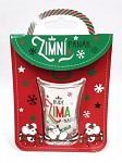 Zimní panák sklo 40 ml - bude zima, nalej