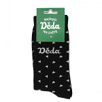 Bavlněné ponožky černé - děda