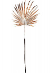 Palmový list třpytivý 56 cm - měděný