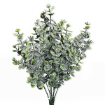 Vánoční zasněžený eukalyptus - 34 cm