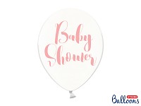 Balonky - baby shower - růžové - 6ks 