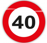 Konfety dopravní značky- narozeniny - 40