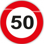 Konfety dopravní značky- narozeniny - 50