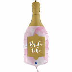 Foliový balónek stojací - láhev šampaňského - 86 cm