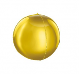 Foliový balónek kulatý 3D - zlatý