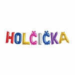 Foliová girlanda nápis 41 cm - holčička