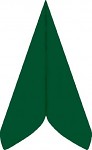 Ubrousek 40x40 cm -  Airlaid smaragdově zelená- 1ks