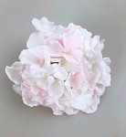 Vazbový květ hortenzie 16 cm - narůžovělý