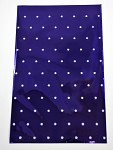 Celofánový sáček - modro-bílý s kytičkami - 15x 30 cm 