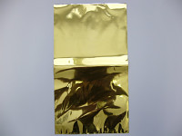 Celofánový sáček - zlatý - 15 x 25 cm