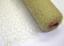 Dekorační textilie SPINWEB - krémová 50cm/5,5m