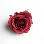 Hlavičky poupat růží 5 cm - vínové
