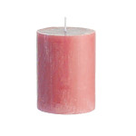 Svíčka rustikální - 5 x 10 cm - pudrově růžová
