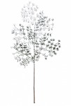 Větvička mini borovice zasněžená - 65 cm 