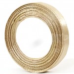 Stuha saténová 10 mm/1 m - sv.zlatá
