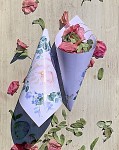 Papírový kornout na plátky růží - 8 ks - čajová růže