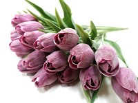 Tulipán umělý - tm.starorůžový