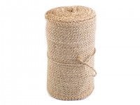 Přírodní jutová stuha - 10 cm / 10 m