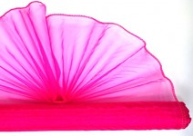 Organza šerpa 38 cm/ 8 m - magenta