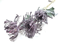 Bodlák kytice 68 cm - tm.fialový