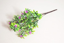 Zápich kvetoucí tráva 32 cm - fialová